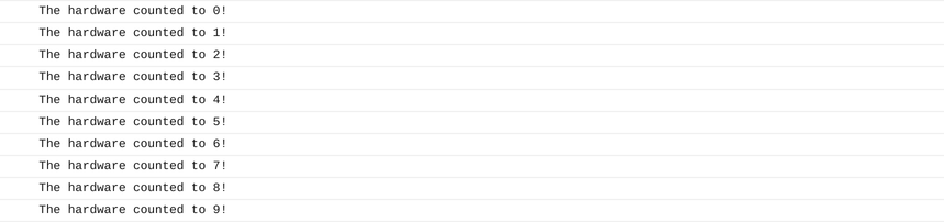 Screenshot of component Console transformed-text