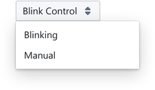 Screenshot of component Dropdown expanded